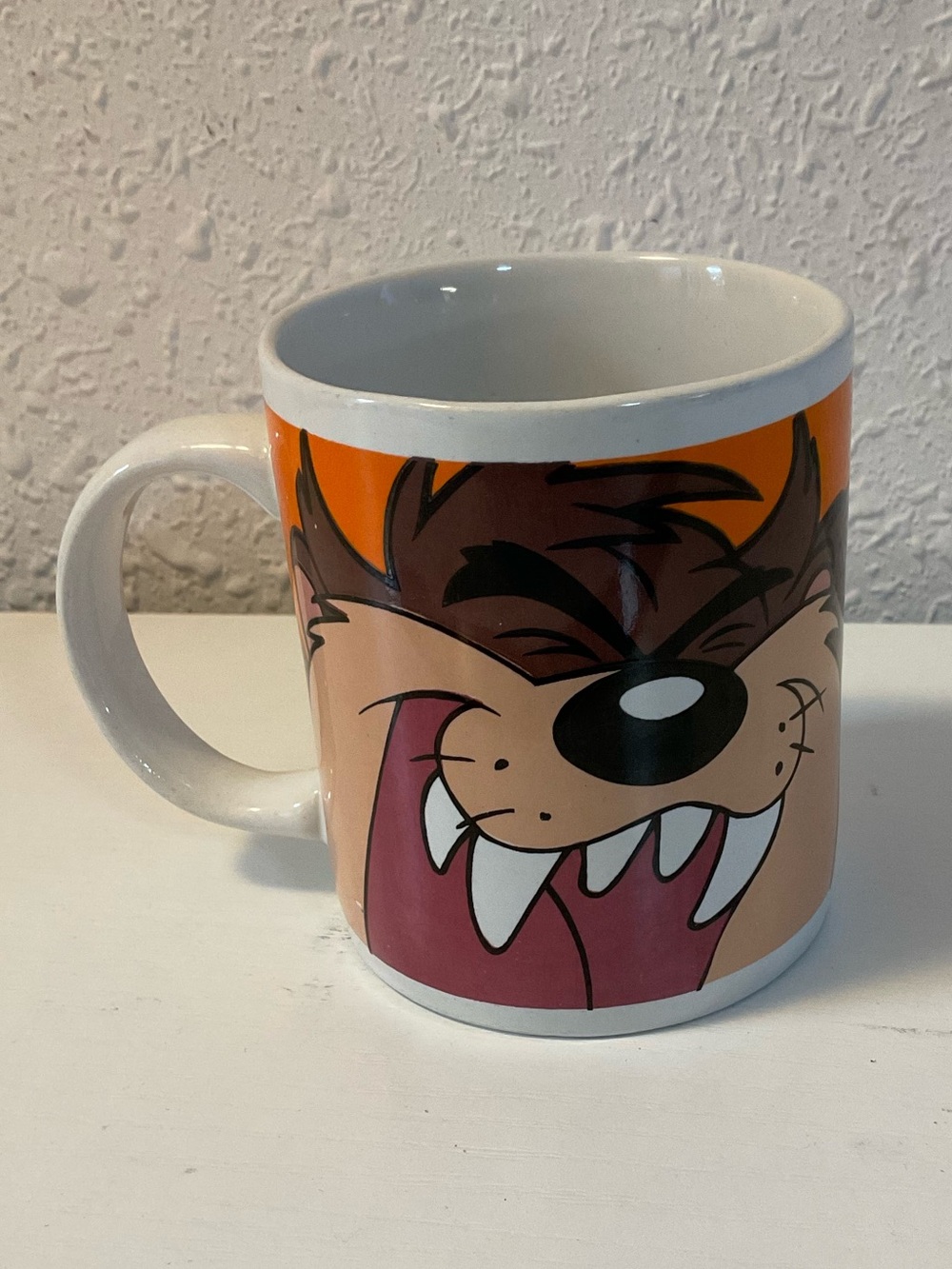 Vintage Tasmanian Devil Looney Tunes Coffee Mug 1998